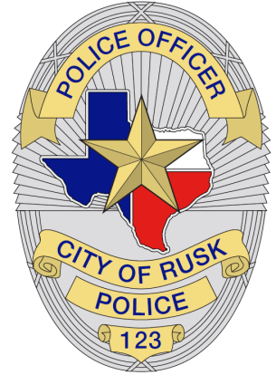 City of Rusk - Police Officer Badge Image